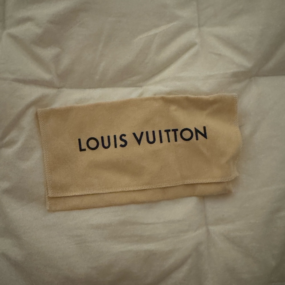 louis vuitton wallet dust bag